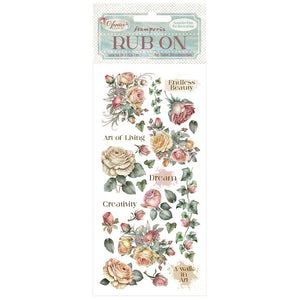 *New In* Stamperia Rub On Venice Roses