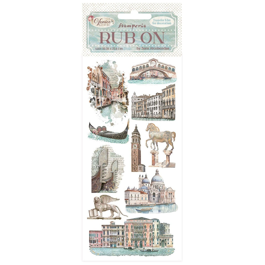 *New In* Stamperia Rub On Venice Monuments