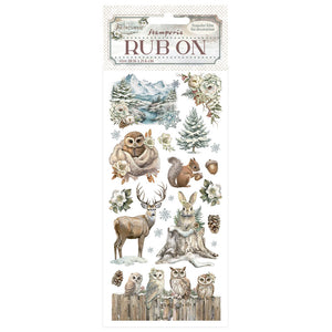 *New In* Stamperia Rub On The Owls House Wildlife