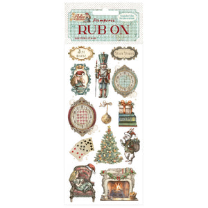 *New In* Stamperia Rub On Alice in Christmas Soliders
