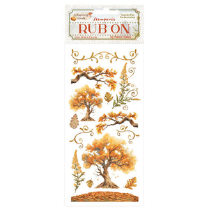 *New In* Stamperia Rub On Whispering Woods - Oak PREORDER DISPATCH APPX 13TH SEPT