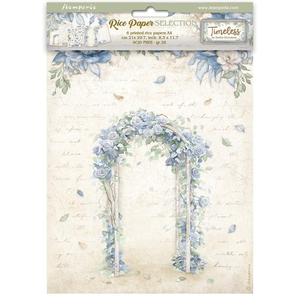 *New In* Stamperia Rice Paper Selection Timeless Selection 6 x A4 sheets