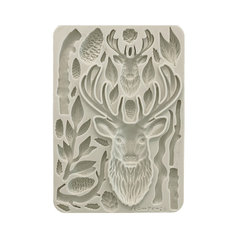 *NEW* Stamperia Silicon Mould A5 - Deer
