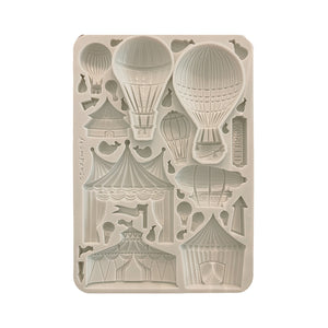 *NEW* Stamperia Silicon Mould A5 - Circus & Air Balloons