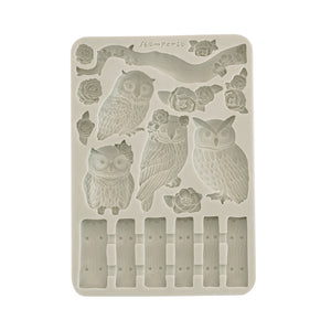 *NEW* Stamperia Silicon Mould A5 - Owls & Branch