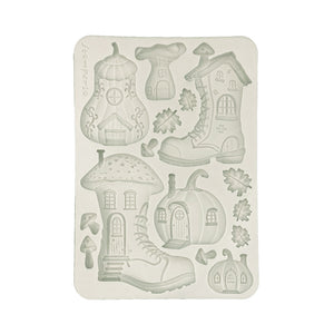 *NEW* Stamperia Silicon Mould A5 - Whispering Woods Boots and Pumpkin House PREORDER DISPATCH APPX 13TH SEPT