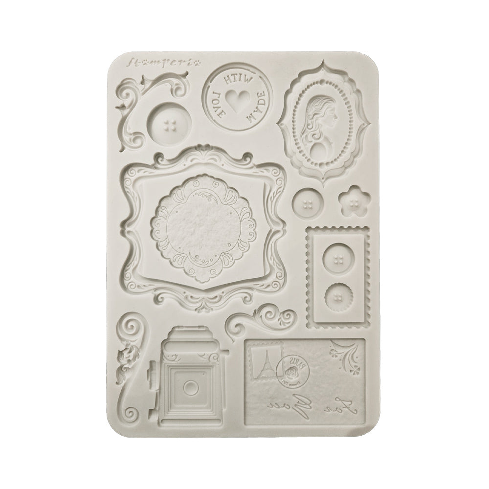 *NEW* Stamperia Silicon Mould A5 - Quiet Days - plates PREORDER DISPATCH APPX 15TH NOV