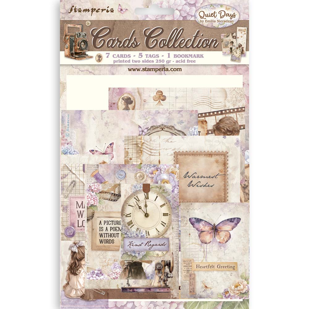 *New* Stamperia Quiet Days Cards Collection PREORDER DISPATCH APPX 15TH NOV
