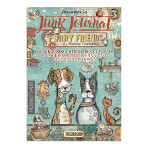*NEW* Stamperia Furry Friends Junk Journal