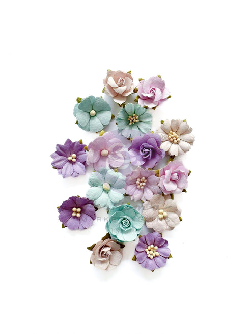 A Mermaids Tale 'Sea Treasures' Prima Flowers (16 PIECES)