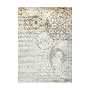 Stamperia Rice Paper Backgrounds Selection Silent Sea 8 x A6 sheets