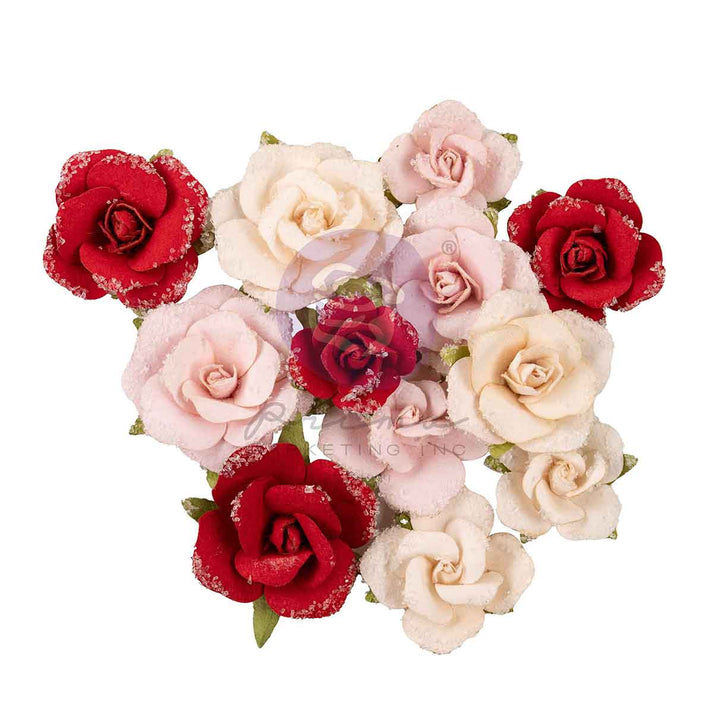 Cherry Sweet Prima Marketing Flowers 'Shades of Sweet Flowers' (12 PIECES)