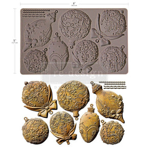 *New* Redesign with Prima mould (Limited Edition) Shimmering Holiday Ornaments