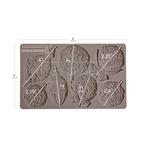 *New* Redesign with Prima mould (Limited Edition) Shimmering Holiday Ornaments