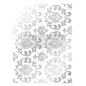 *New* Redesign with Prima Silver Foil Decor Transfer House of Damask Kacha