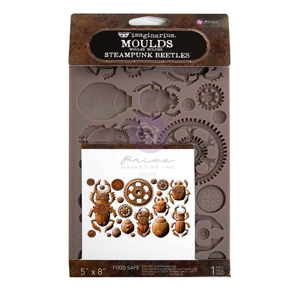 *New for 2025* Finnabair Mould Steampunk Beetles
