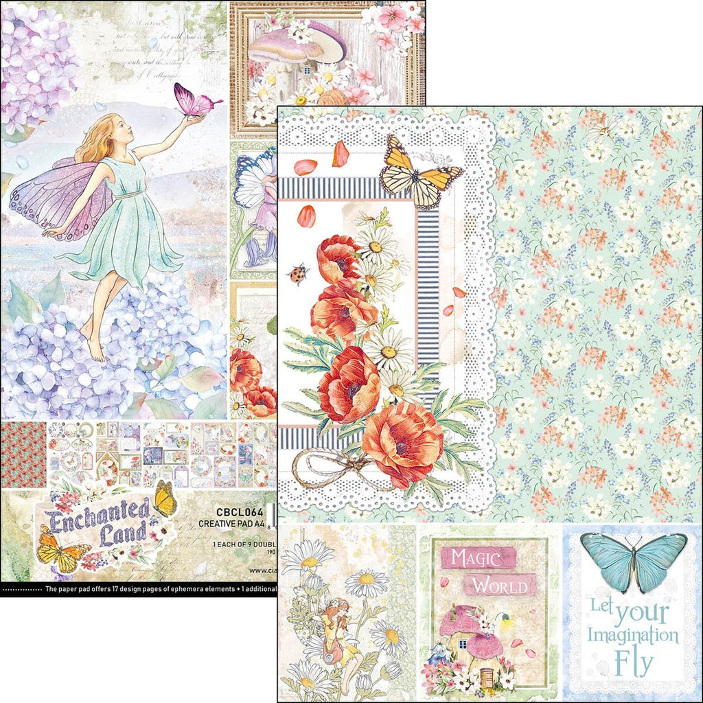 Ciao Bella Enchanted Land Creative Pad A4