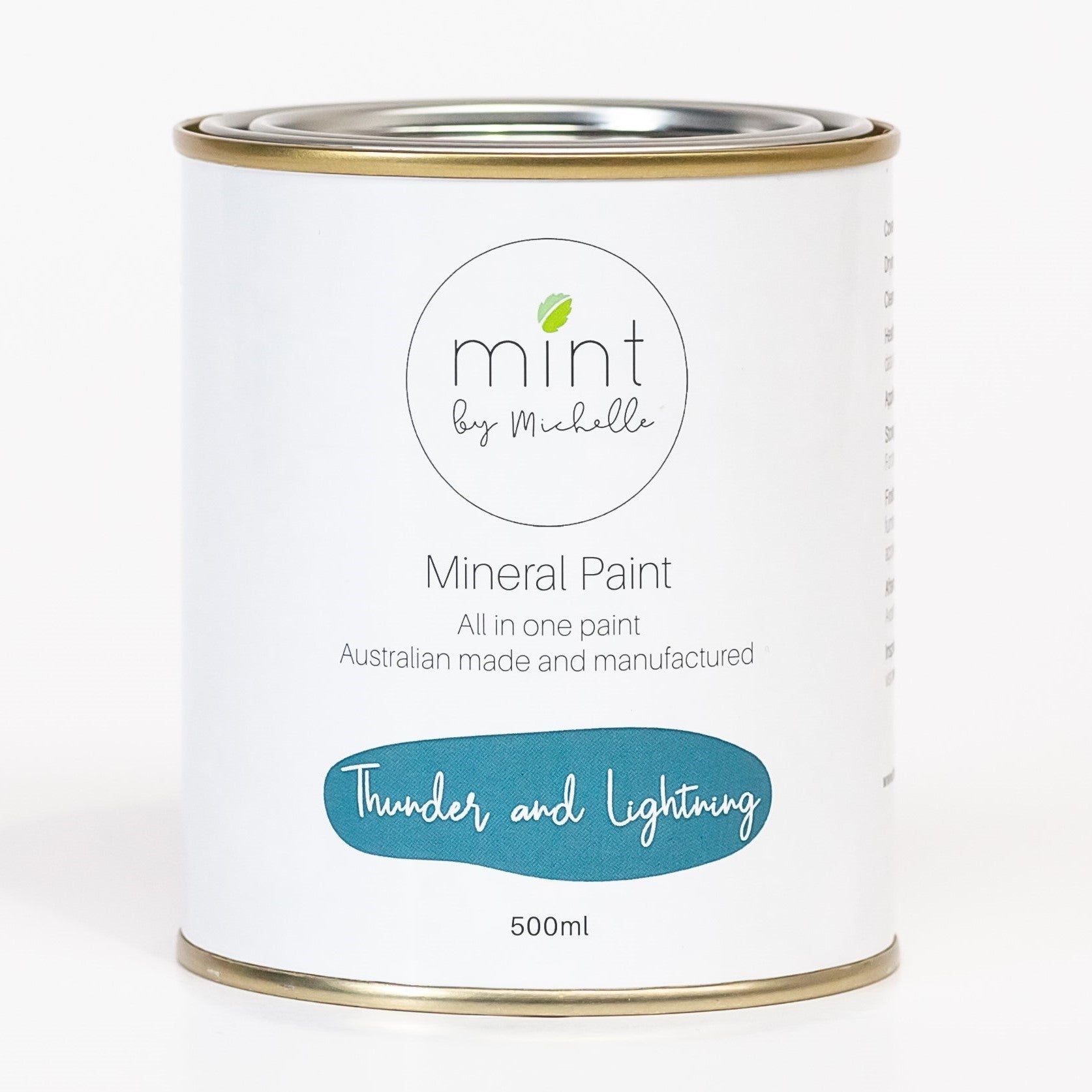 Mint by Michelle Mineral Paint Thunder and Lightning