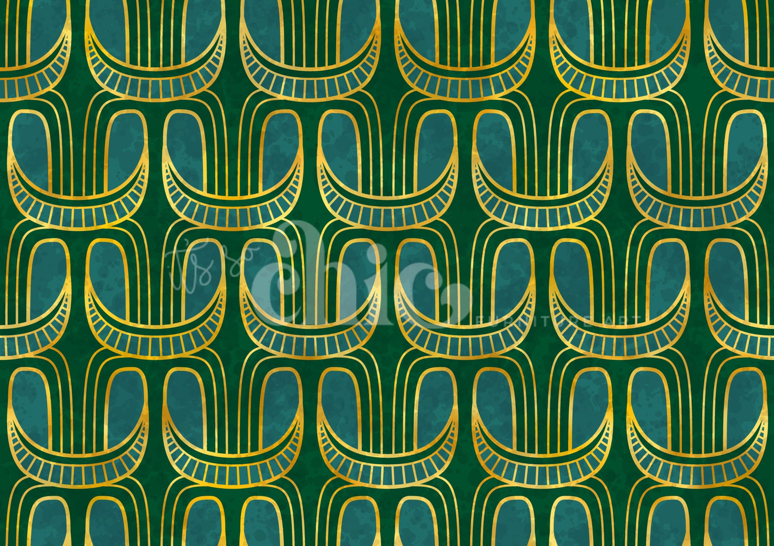 Art Deco Pattern No2 Poster