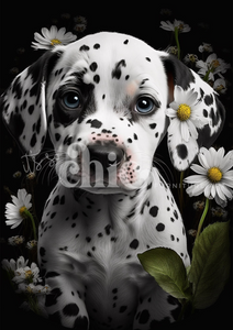 Print On Demand A1/A2/A3 Daisy Dalmatian Decoupage Paper Paper Craft Decoupage Papers for Furniture Poster Quality