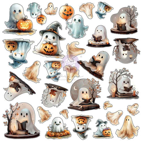 Bewitched Prima Marketing The Boo Crew Vellum Ephemera Pack (60 PIECES)