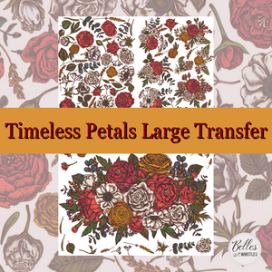 * NEW* Belle's and Whistles Large Transfer Timeless Petals