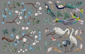 Chinoiserie Belle's and Whistles Large Transfer back in stock