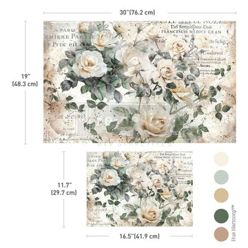 *New* Redesign with Prima Limited Edition Double Delight Decoupage Fibre Paper Set 'My Garden Whimsy'