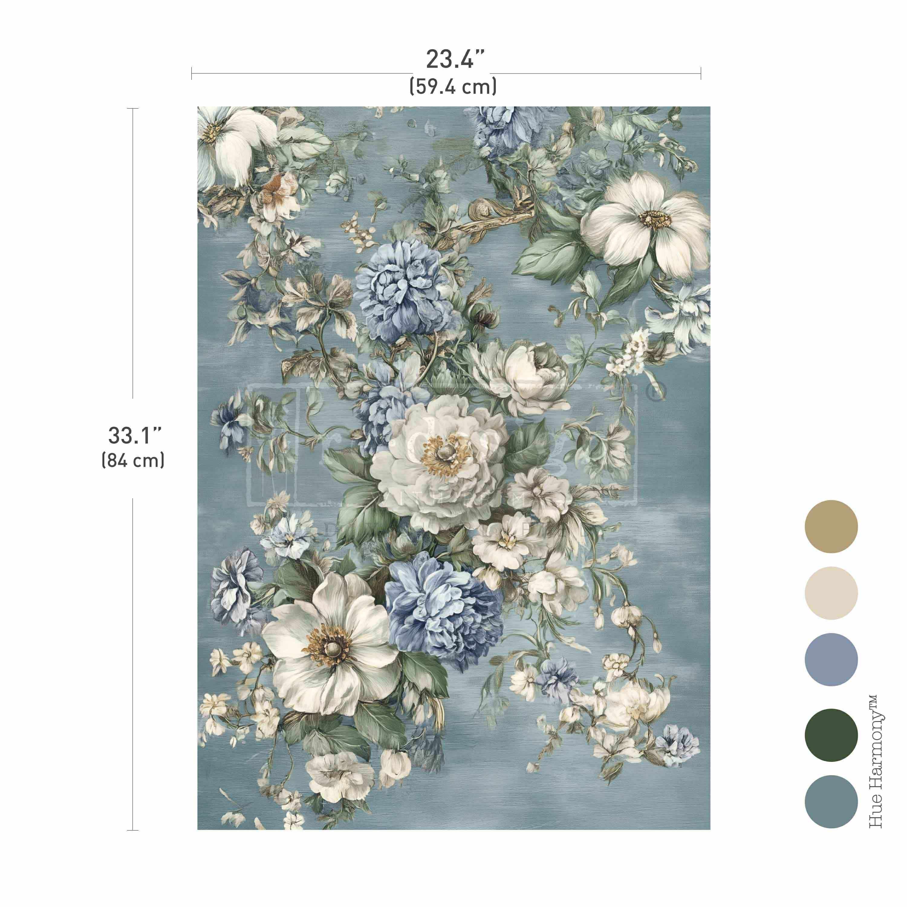 *New* Exclusive Redesign with Prima Decoupage A1 Fiber Paper Limited Edition Tender Tones