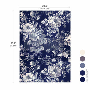 *New* Exclusive Redesign with Prima Decoupage A1 Fiber Paper Limited Edition Secret Garden Bloom