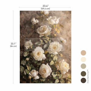 *New* Exclusive Redesign with Prima Decoupage A1 Fiber Paper Limited Edition Silent Beauty