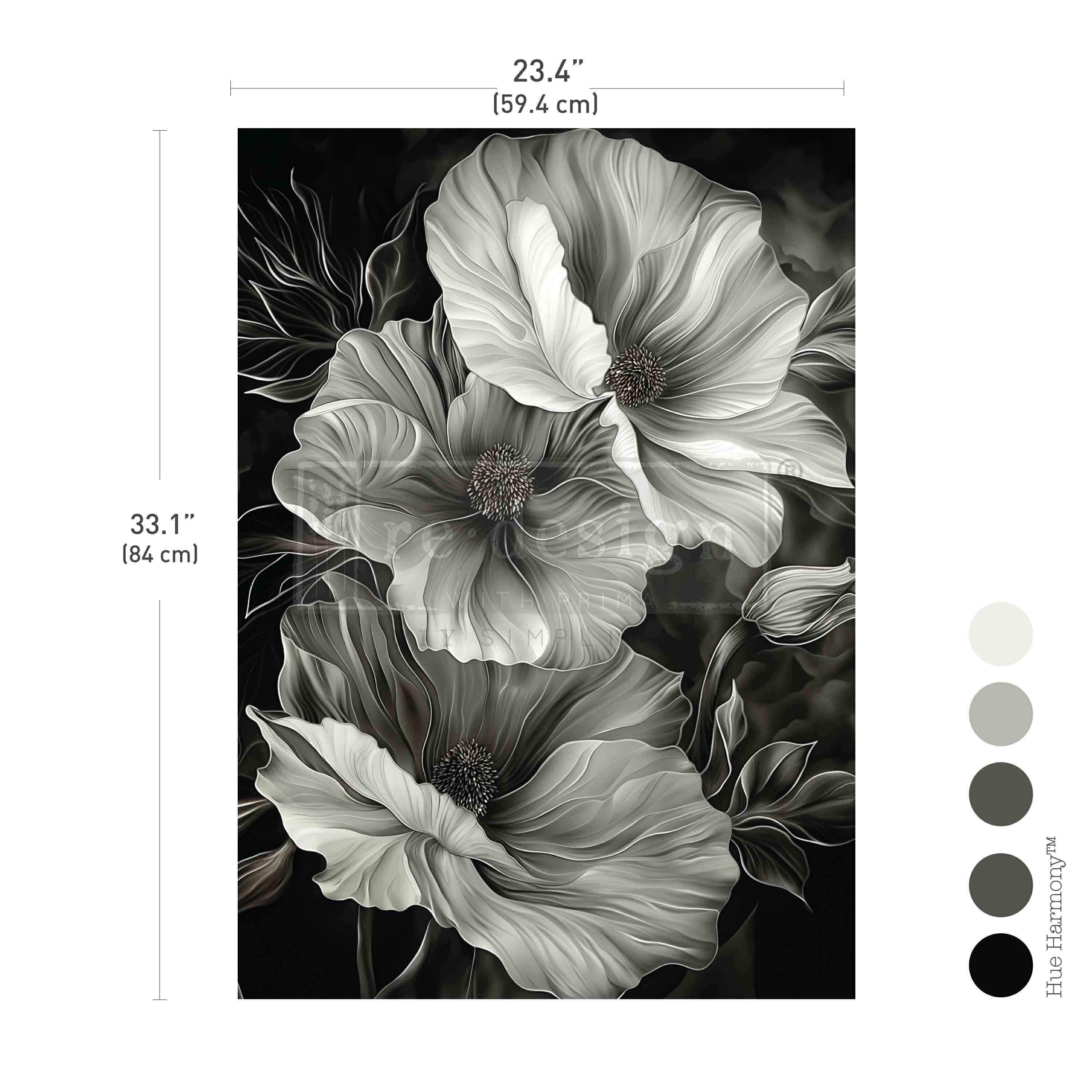 *New* Exclusive Redesign with Prima Decoupage A1 Fiber Paper Limited Edition Moonlit Matijias