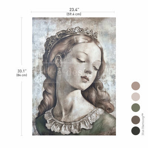 *New* Exclusive Redesign with Prima Decoupage A1 Fiber Paper Limited Edition Royal Glow