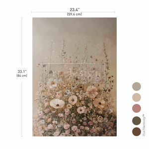 *New* Exclusive Redesign with Prima Decoupage A1 Fiber Paper Limited Edition A moment of Stillness