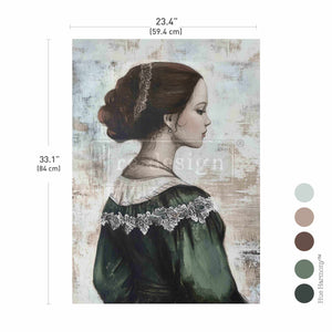 *New* Exclusive Redesign with Prima Decoupage A1 Fiber Paper Limited Edition Starlight Princess