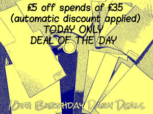 Deal of the Day £5 off spends over £35 (automatic discount applied)