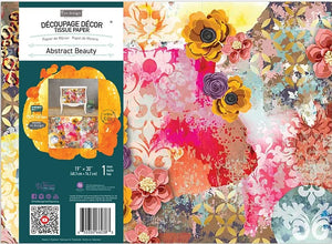 *New Nov 2022 Redesign with Prima Decoupage Tissue Paper Abstract Beauty CeCe restyled