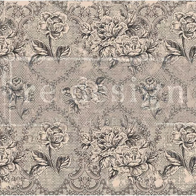 *New Sept 2022 Redesign with Prima Decoupage A1 Fiber Paper Antique laces
