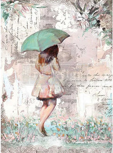 *New Nov 2022 Redesign with Prima Decoupage A1 paper Rainy Afternoon