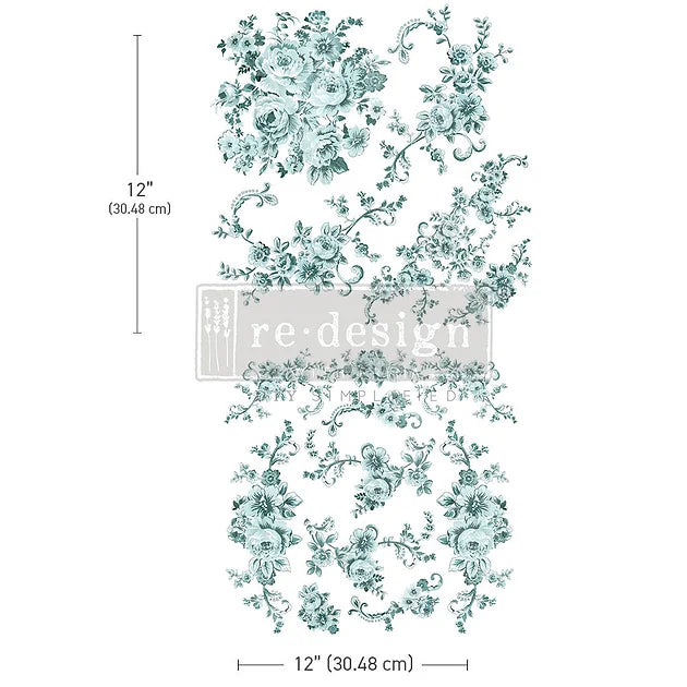 Q2 Part 1 2023 Redesign with Prima *New Size* Maxi Transfer Minty Roses