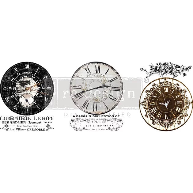 *New Q2 2002 Redesign with Prima Middy Transfer Vintage Clocks