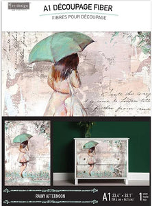 *New Nov 2022 Redesign with Prima Decoupage A1 paper Rainy Afternoon