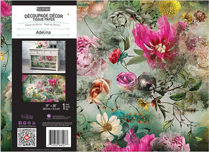 *New Nov 2022 Redesign with Prima Decoupage Tissue Paper Adelina