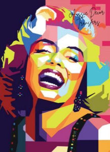 Aussie Decor Poster print Marilyn in Colour