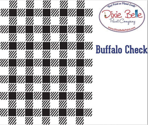 *New* Belle's and Whistles Stencil Buffalo Check