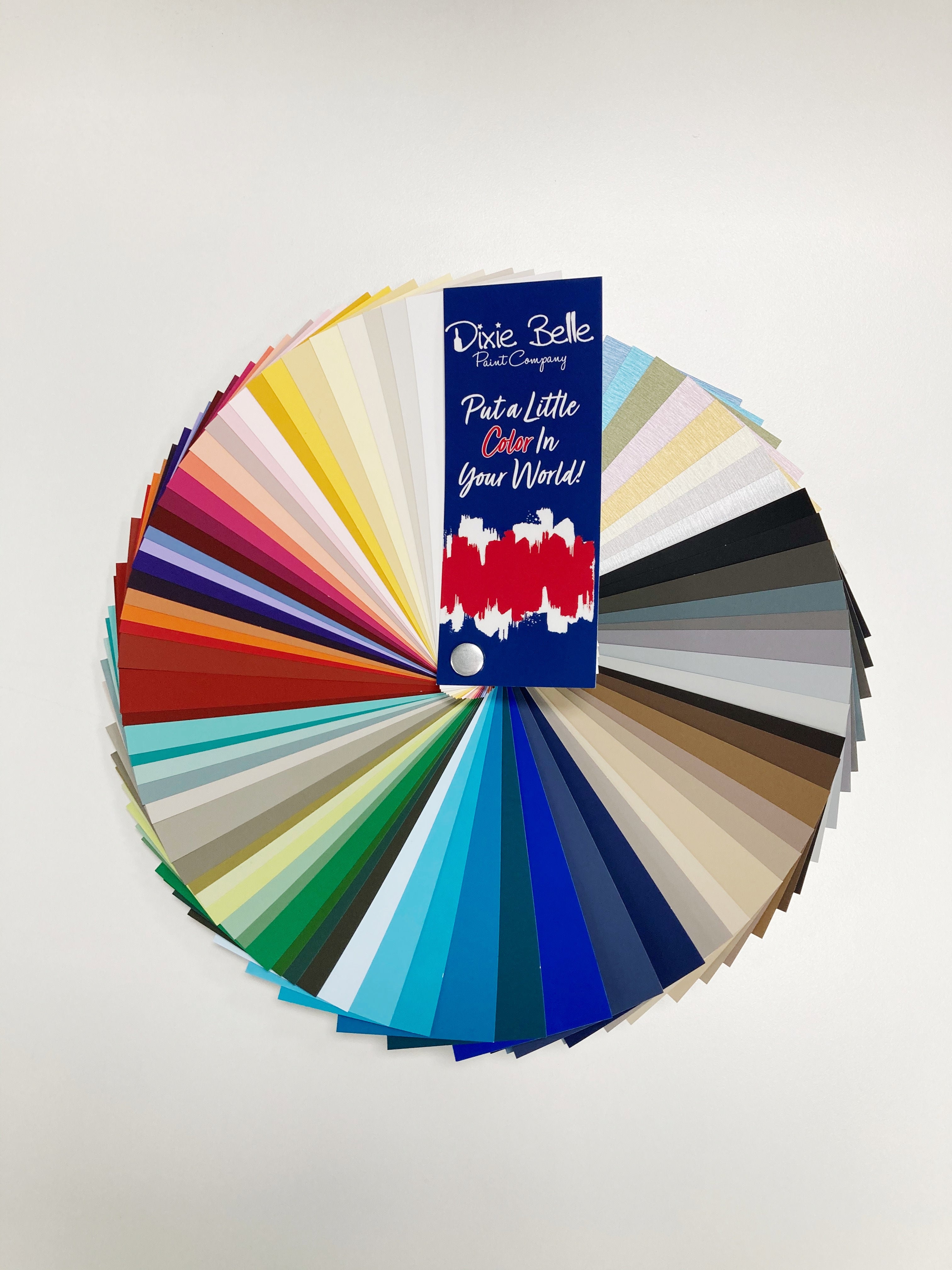 Dixie Belle Chalk Mineral paint Colour Fan Deck