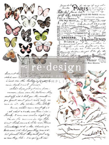 Redesign with Prima Furniture transfer Parisian butterflies