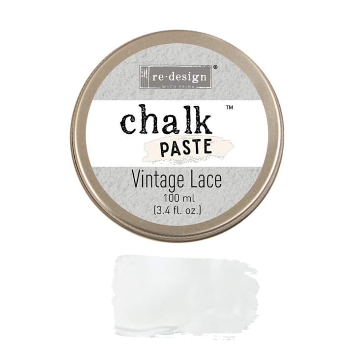 *New * Redesign with Prima Chalk paste 100ml Vintage Lace