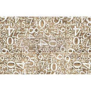 *New August Release Redesign with Prima  Decor Tissue paper Engraved Numbers