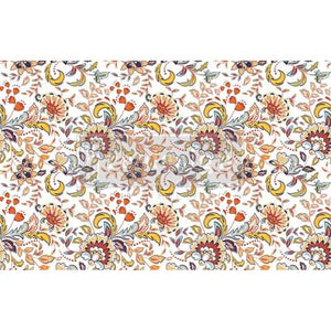 *New August Release Redesign with Prima  Decor Tissue Paper Tangerine Spring